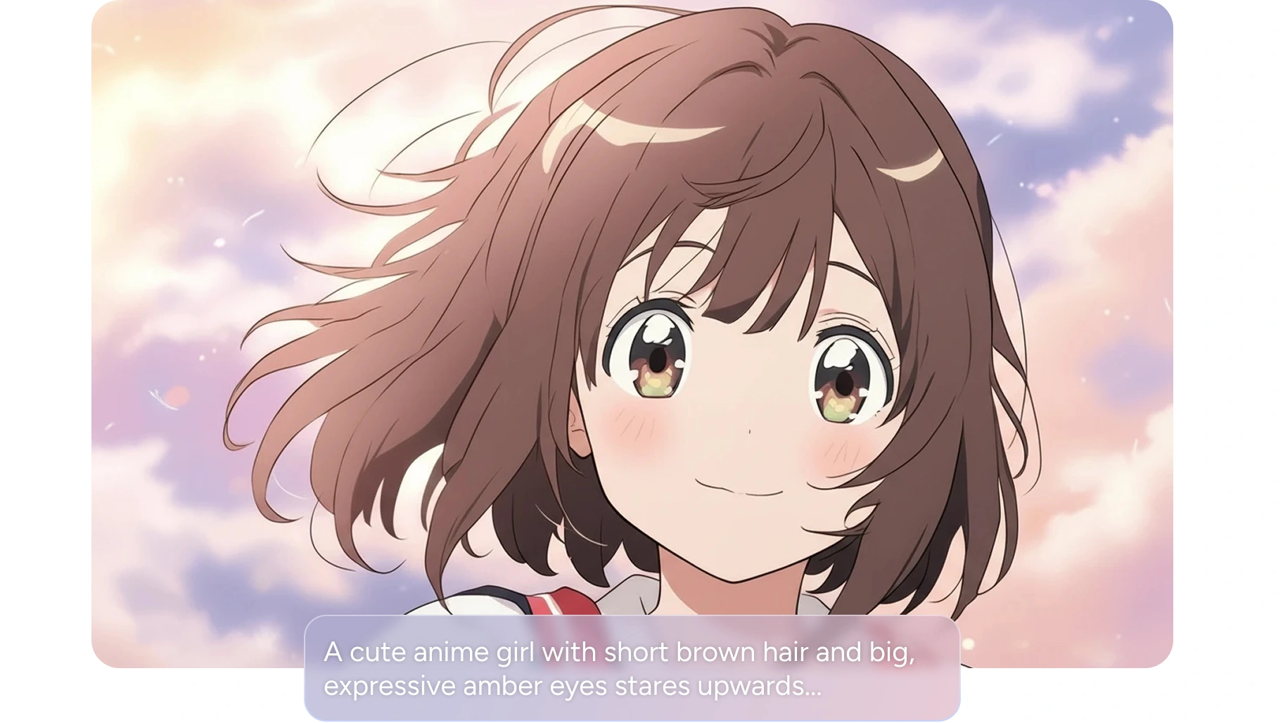 Aieaseの無料AI 画像生成ツールを使用してテキストからアニメ風の女の子の画像を生成する